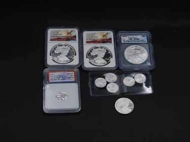 (10) Silver Eagle Coins