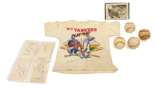 1950s Baseball Memorabilia Collection