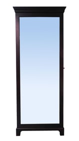 Contemporary Mirror Back Display Cabinet