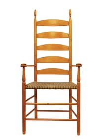 Sister Lillian Barlow Shaker Five Slat Armchair