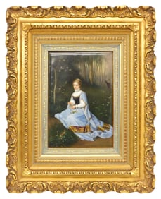 Pietro Tappari Painted Plaque