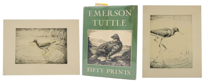 (2) Drypoint Etchings By Henry Emerson Tuttle