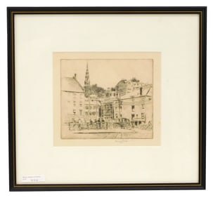 Henry J. Peck Etching