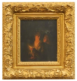 After Godfried van Schalcken Painting