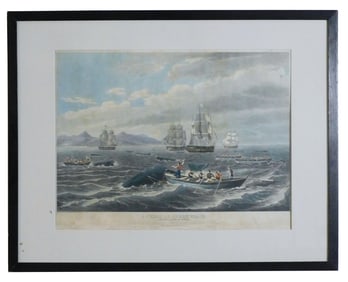 J. Hill Colored Engraving
