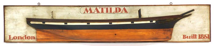 Half Hull Model of the MATILDA