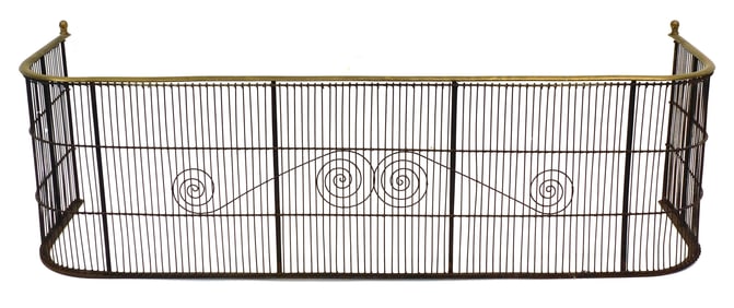 Fender with Brass Rail