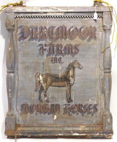 Dartmoor Farms Large Wooden Sign