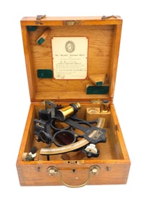 Cased Sextant