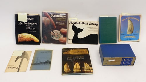 Whaling & Scrimshaw Book Lot