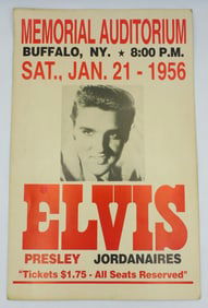 Elvis Presley Concert Poster