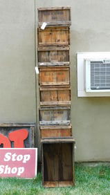 (10) Wooden Cranberry Crates