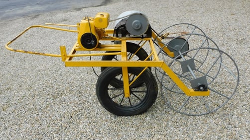 Vintage Cranberry Harvesting Machine