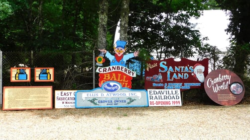 (8) Edaville Railroad Vintage Signs