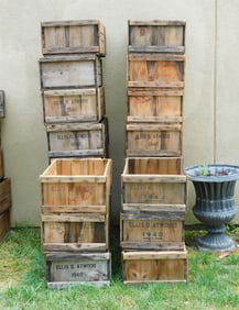 (20) Cranberry Crates