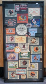 Large Collection of Cranberry Labels