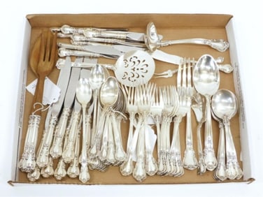 (74) Piece Sterling Silver Flatware Set