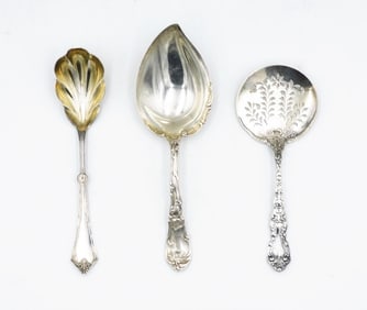 (3) Sterling Silver Serving Pieces