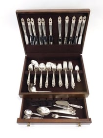 (77) Pc. Royal Danish Sterling Silver Flatware Set