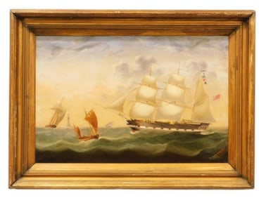 M. Scurr Ship Painting