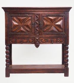 Jacobean Style Court Cupboard