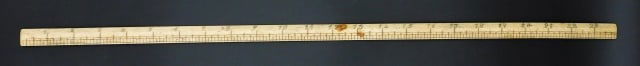 Scrimshaw Measuring Stick