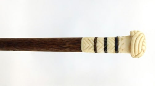 Scrimshaw Walking Stick