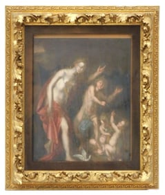 Early Classical Painting on Wooden Panel