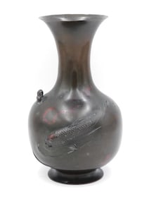 Japanese Bronze Vase
