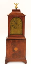 Inlaid Mahogany Shelf Clock