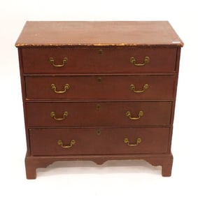 New England Four-Drawer Chest