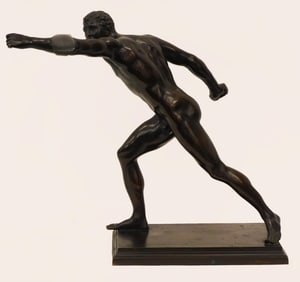 Bronze Gladiator Sculpture