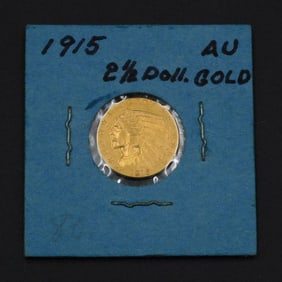 1915 $2.5 Gold Indian Head