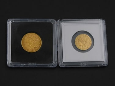 (2)  Gold Coins