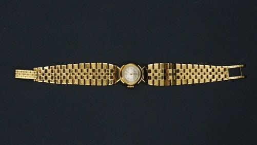 Gold Ladies Omega Wristwatch