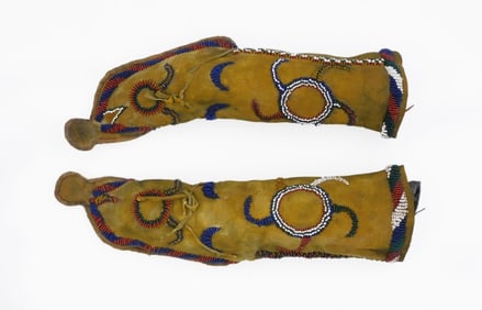 Pair of Apache High Top Moccasins