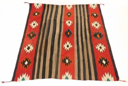 Navajo Chief Style Wearing Blanket