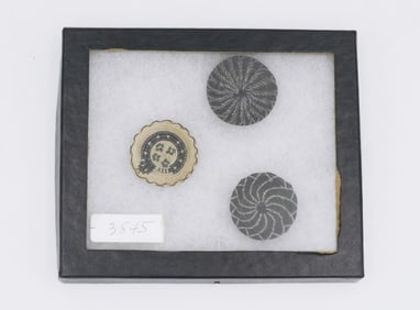 (3) Pima Woven Horsehair Miniature Baskets