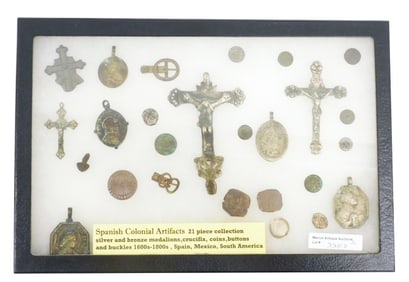 (26) Piece Collection Spanish Colonial Artifacts
