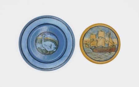 (2) Paul Revere Pottery Pieces