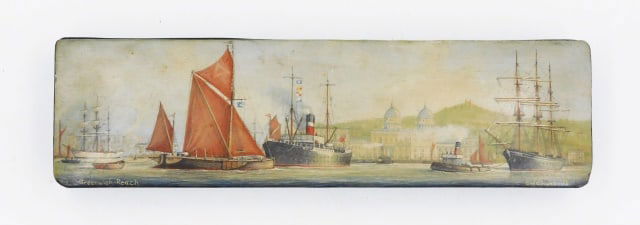 Papier Mache Pencil Box