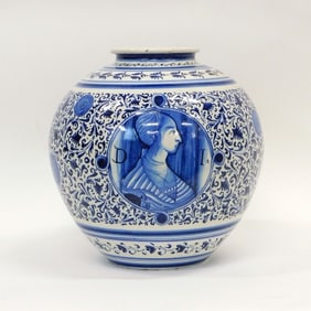 Delft Pottery Jar