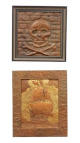 (2) Copper Plaques