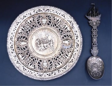 (2) Continental Silver Pieces