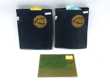 (2) Vintage Postcard Albums