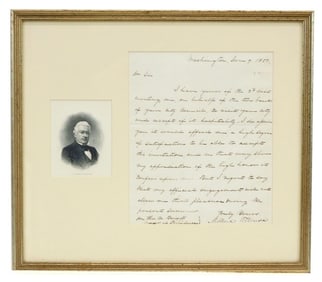 President Millard Filmore Signed Letter