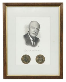 President Dwight Eisenhower Signed Photo