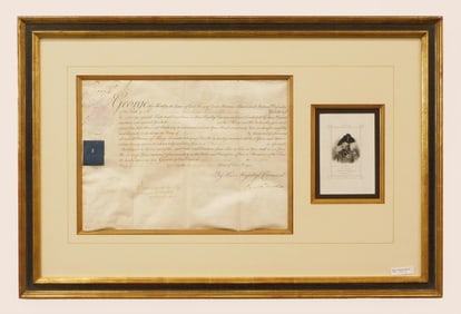 King George III Signed Appointment Document