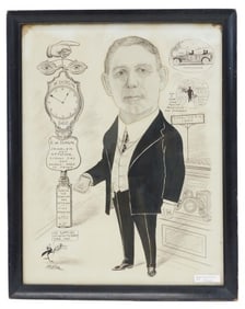 Sketch of E.W. Durgin Jeweler & Optician