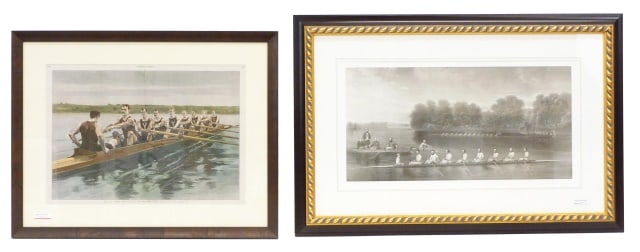 Pair of Crewing Prints